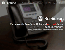Tablet Screenshot of kerberus.com.co